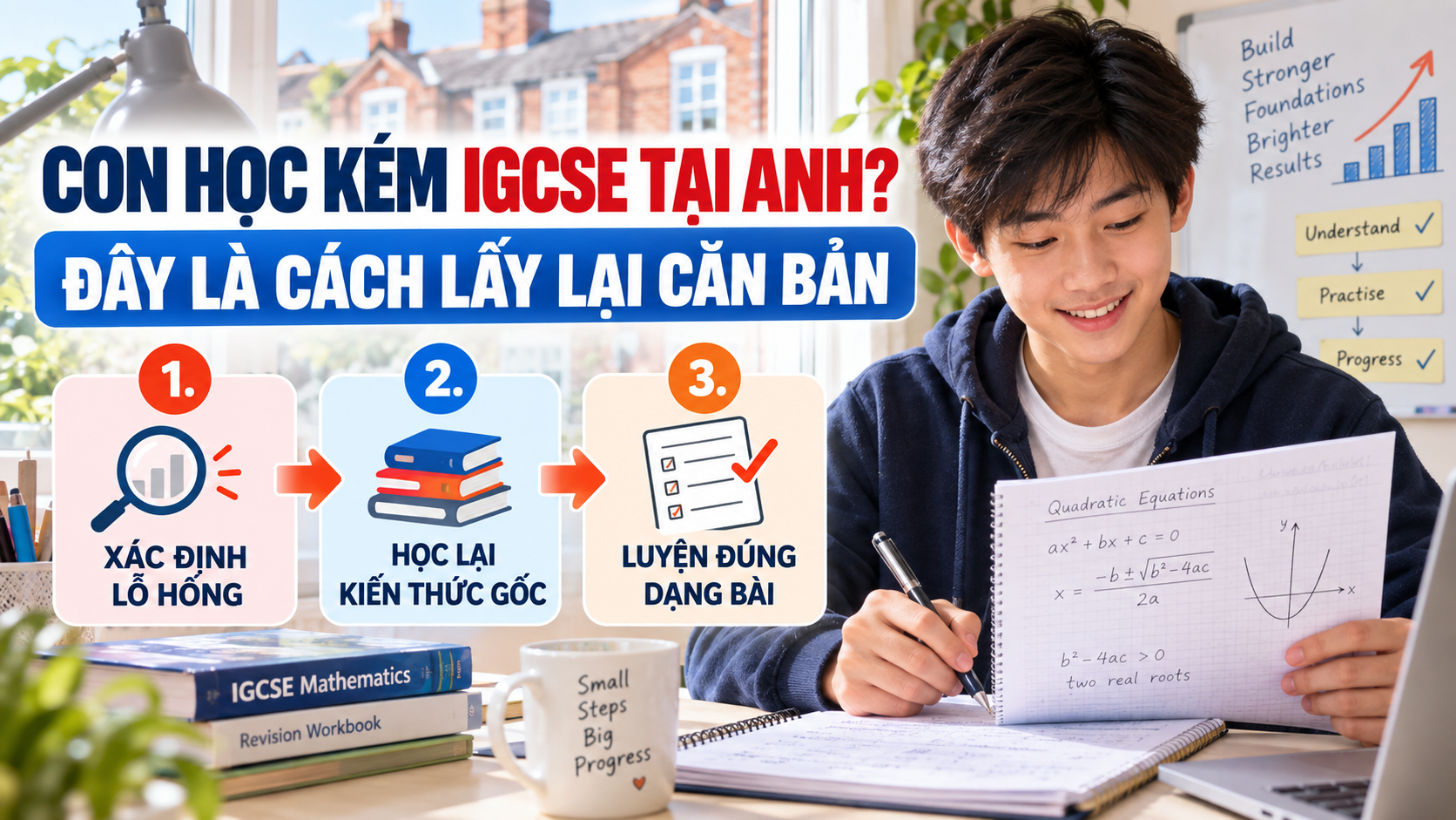 13. Con học kém IGCSE tại Anh? Đây là cách lấy lại căn bản